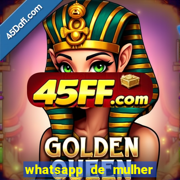 whatsapp de mulher de programa